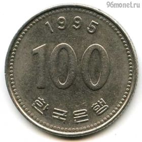 Южная Корея 100 вон 1995