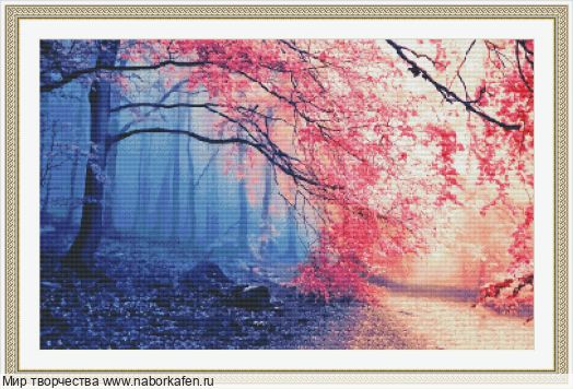 Набор для вышивания "01042 Контрасты осени"