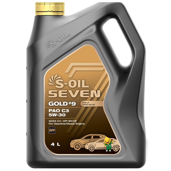 S-OIL 7 GOLD #9 PAO C3 5W-30, 4л