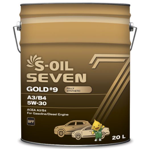 S-OIL 7 GOLD #9 A3/B4 5W-30, 20л