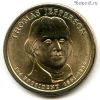 США 1 доллар 2007 D Джефферсон (3)