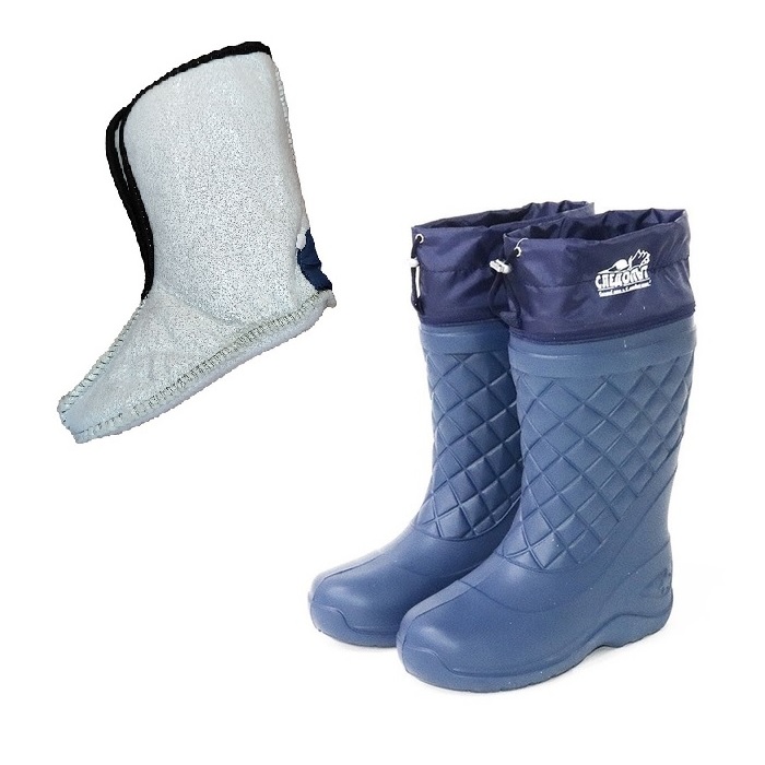 Сапоги зима женские (-50°С) ЭВА (синий) СЛЕДОПЫТ PF-RB-W