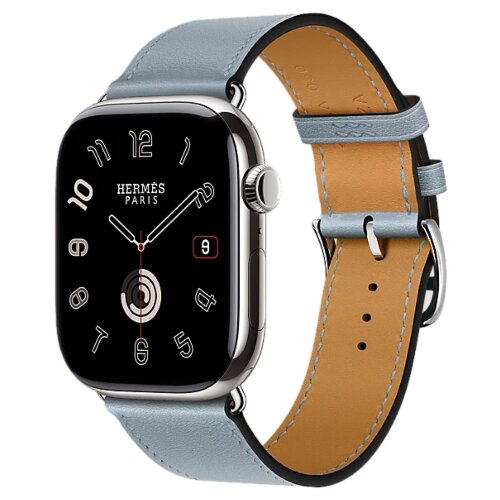 Apple Watch Series 11 Hermes 46mm Single Tour 46 mm Bleu Lin