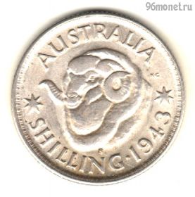 Австралия 1 шиллинг 1943 S