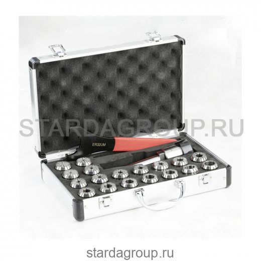 Патрон цанговый с набором цанг DJ-09056A-4-ER32 STARDA