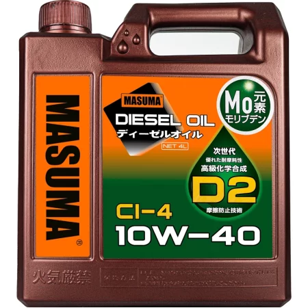 Masuma Motor Oil 10W-40 D2 CI-4, 4л