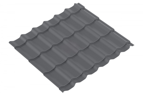 Металлочерепица Monterrey 0.5 Pural MAT RAL 7024