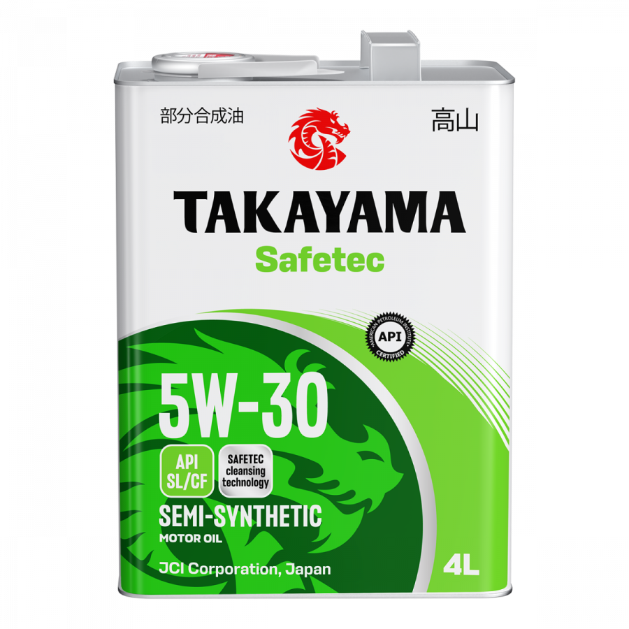 Takayama Safetec 5W-30 API SL/CF, 4л