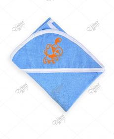 Уголок детский с вышивкой голубой