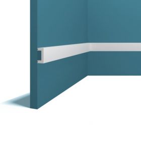 Молдинг Perfect Plus P123 Д280xШ3смxТ1.4см / Перфект Плюс