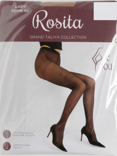 Lady Form 40 Колготки женские ROSITA евроконверт 1 пара (Телесный)
