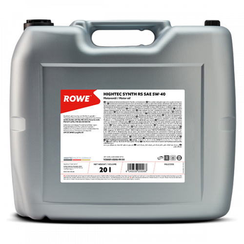 Rowe Hightec RS 5W-40, 20л