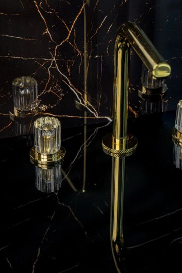 Вентильный смеситель для раковины Boheme Elegante 152 на горизонтальную поверхность схема 19