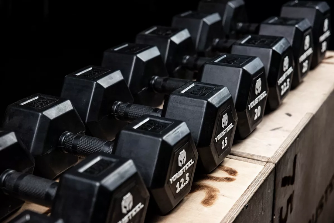 Yousteel Гантель с обрезиненной ручкой 35 кг гексагональная