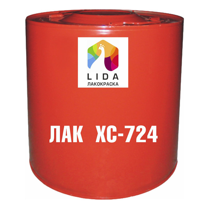 Лак ХС-724 Lida ОАО "Лакокраска", прозрачный, 40кг.