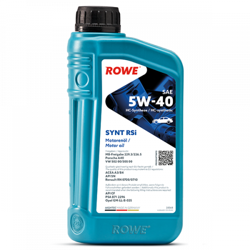 Rowe Hightec Synt RSi SAE 5W-40, 1л