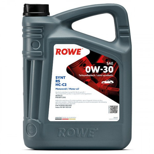 Rowe Hightec Synt RS 0W-30 HC-C2, 5л