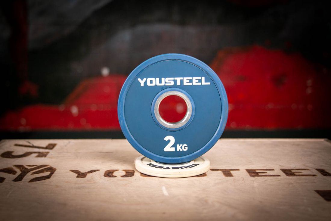 Yousteel Малый диск 2 кг, синий