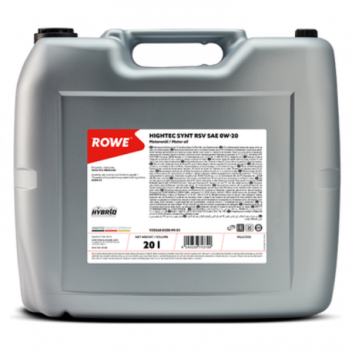 Rowe Hightec Synt RSV 0W-20, 20л