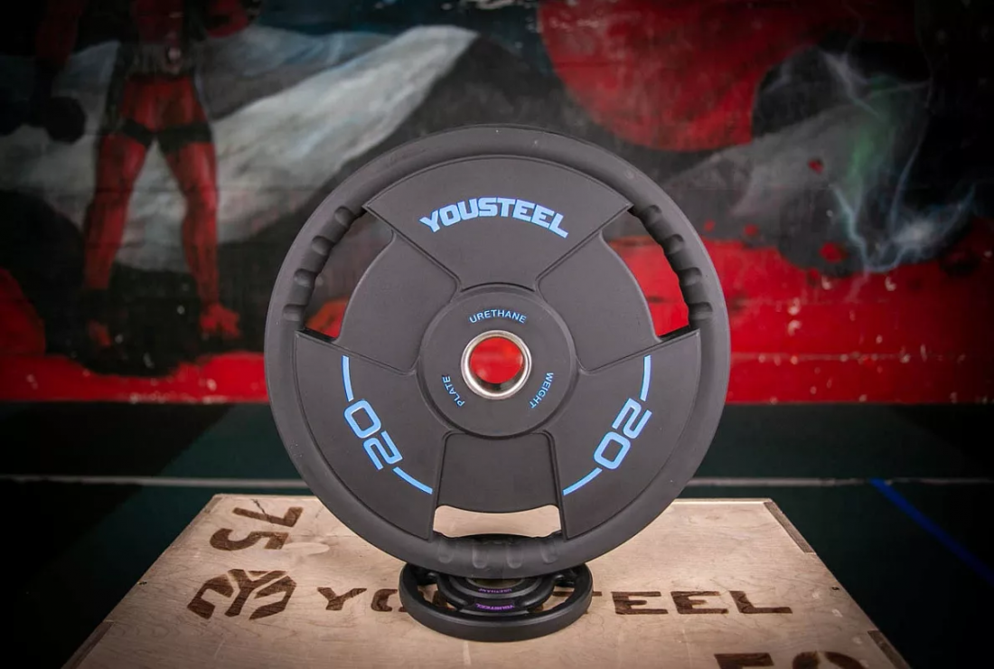 Yousteel Диск TPU с ручками 20 кг