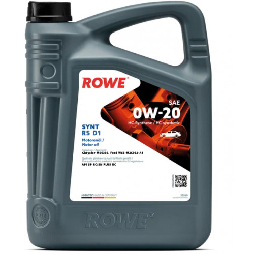 Rowe Hightec Synt RS D1 SAE 0W-20, 5л