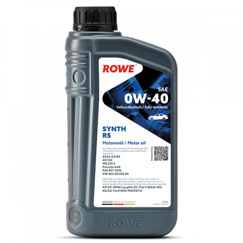 Rowe Hightec Synt RS SAE 0W-40, 1л