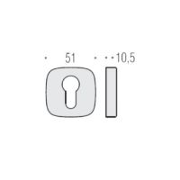 Накладки Colombo MR13 на замок с цилиндром схема