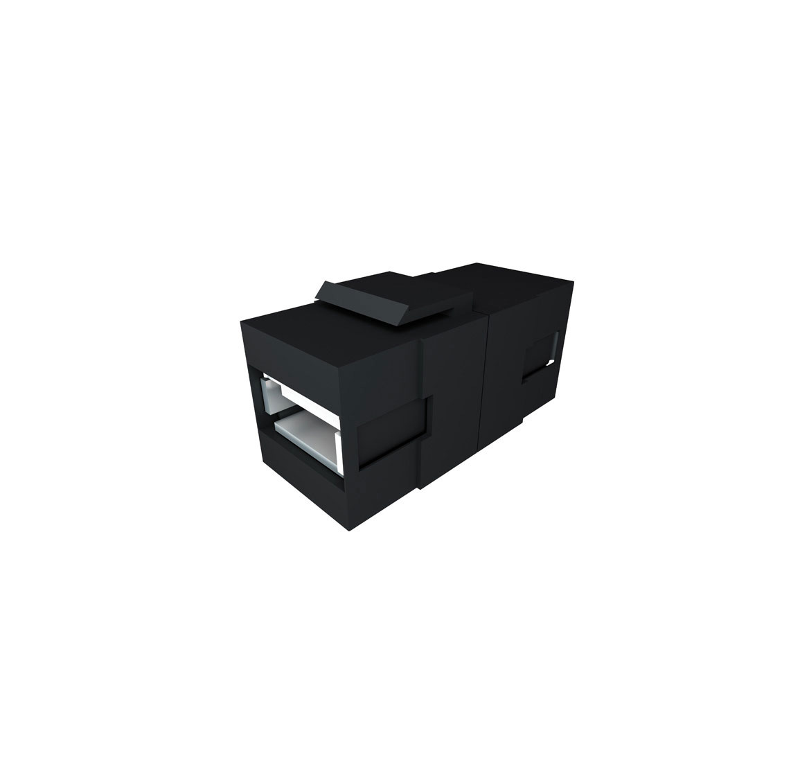 Модуль слаботочный USB 3.0 МЕТАЛЛ/ЧЕРНЫЙ