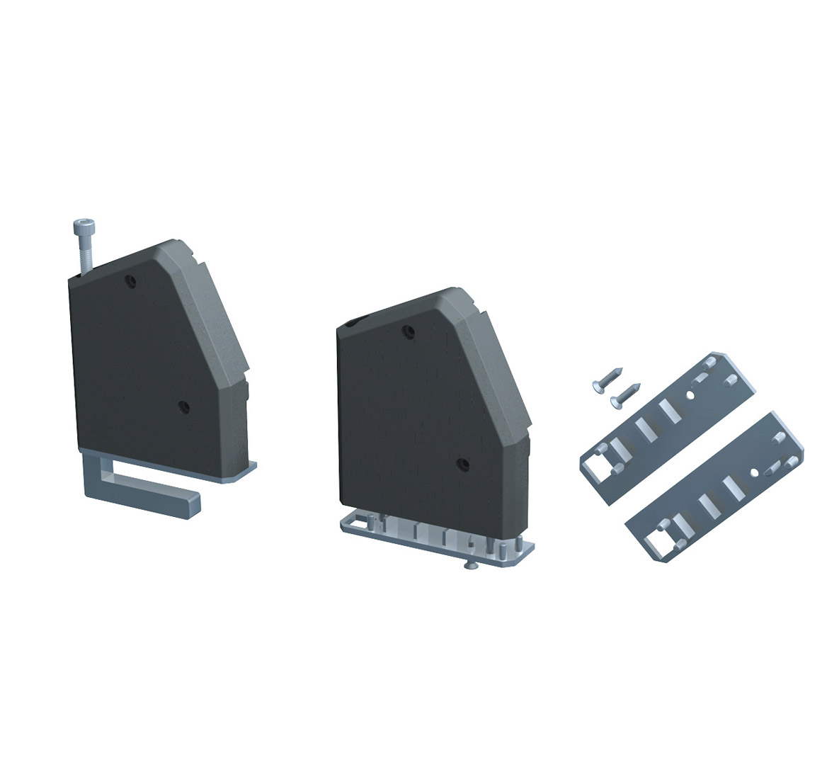 Монтажная пластина DESK АЛЮМИНИЙ