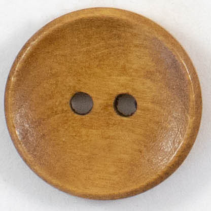 фото Пуговица дерево 2 прокола светло-коричневый Разные размеры C-W14
