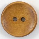 фото Пуговица дерево 2 прокола светло-коричневый Разные размеры C-W14