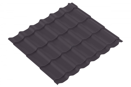 Металлочерепица Супер BARSA 0.5 Полиэстер RAL 8019