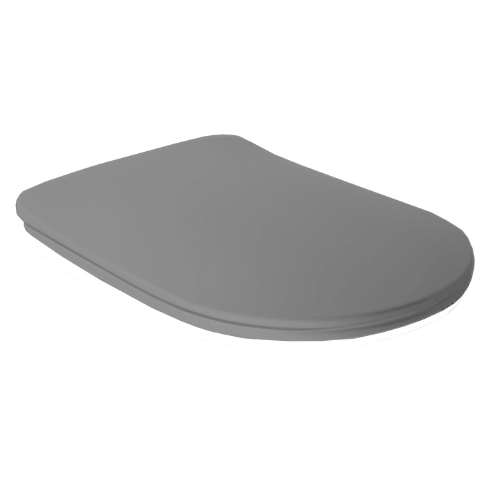 Изображение Сиденье для унитаза Kerasan Tribeca 519189, цвет серый, с микролифтом