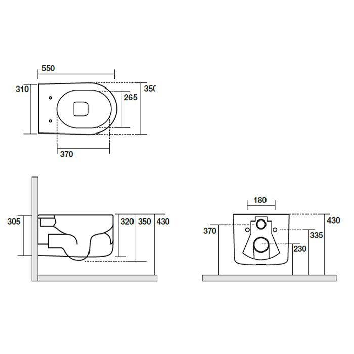 Унитаз коричневый Kerasan Nolita безободковый, слив Tornado ФОТО