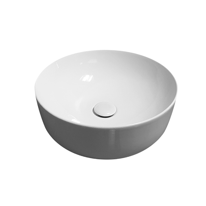 Изображение Накладная раковина Kerasan Nolita 534501, круглая 35x35 см