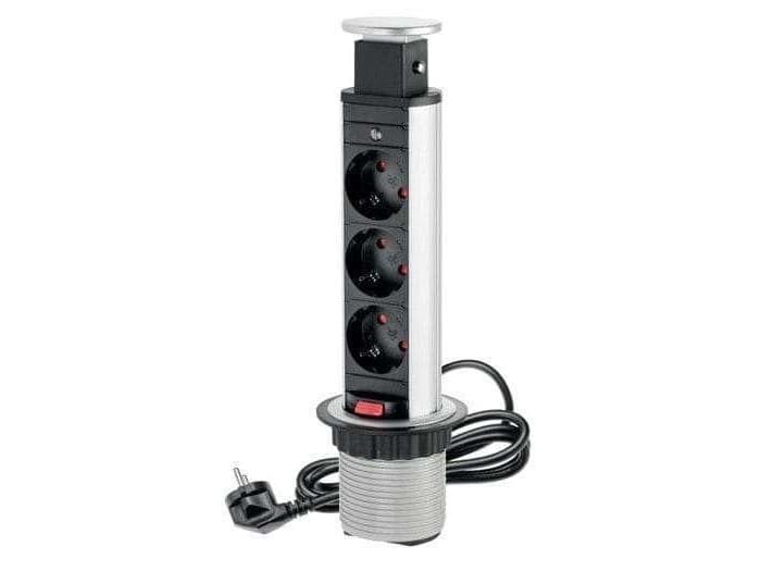 Выдвижной блок розеток GTV AE-BPW3S60 (на 3 розетки)