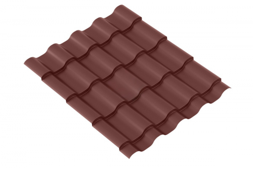 Металлочерепица VERONA 0.5 MAT двусторонний RAL 8017