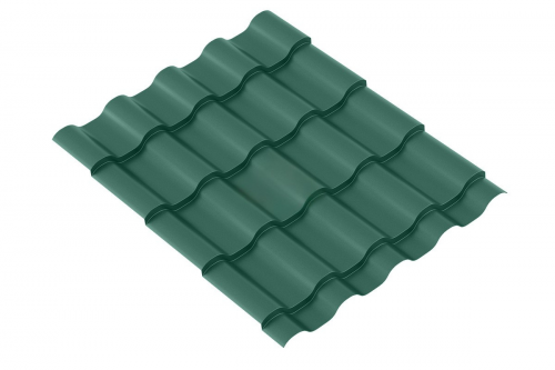 Металлочерепица VERONA 0.5 Pural RAL 6005