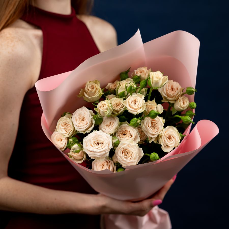 Кустовая роза (сорт Таня) 5 шт