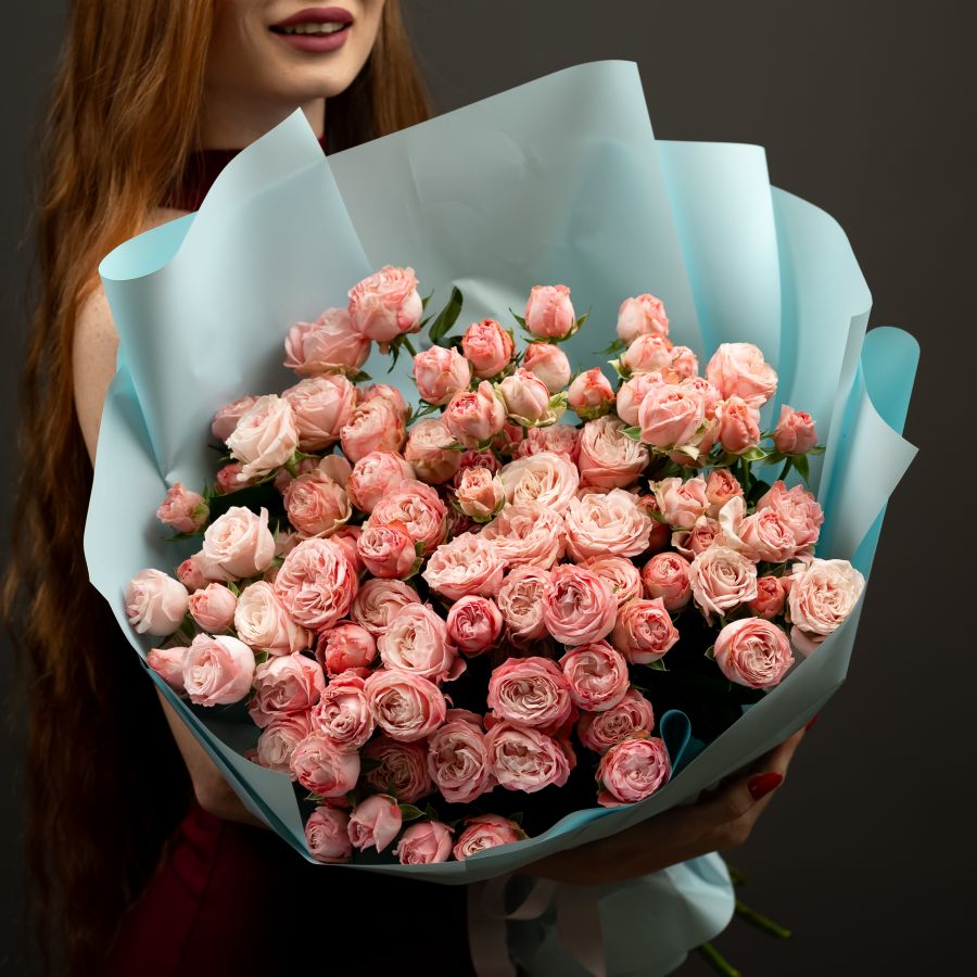 Кустовая роза (сорт бомбастик) 25 шт