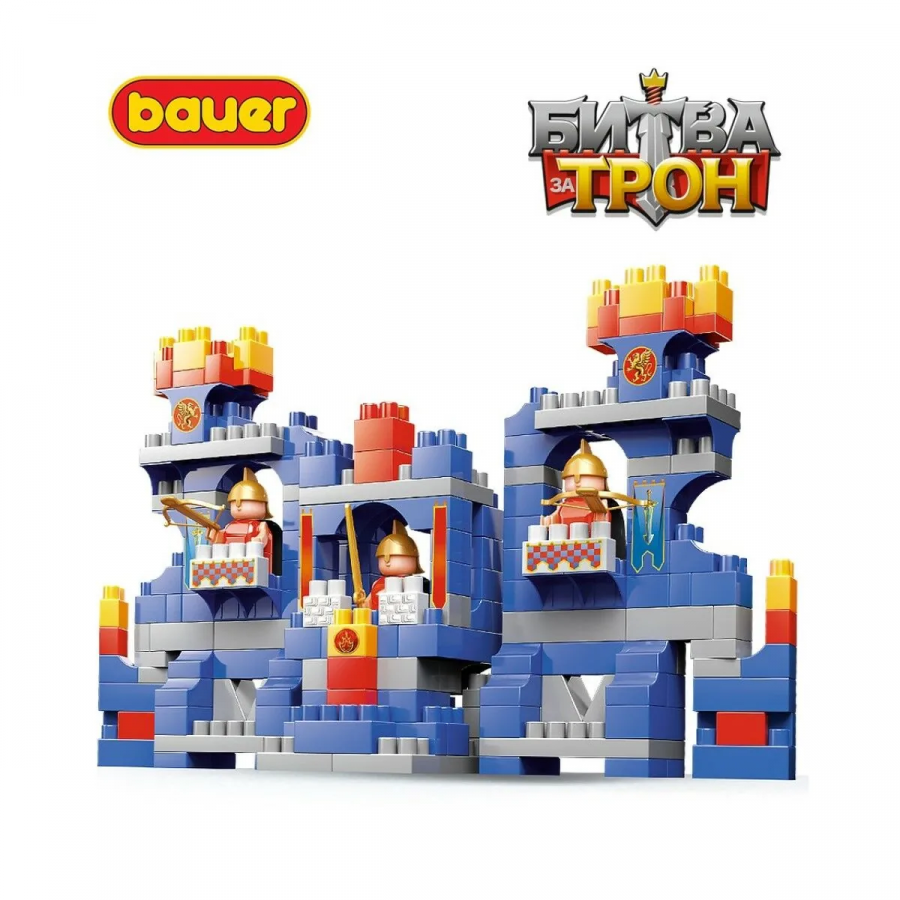 Конструктор "Битва за трон" набор с катапультой, пушкой, крепостью и лучниками