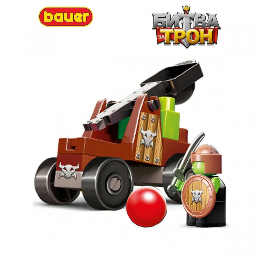 Конструктор "Битва за трон" набор с катапультой, пушкой, крепостью и лучниками