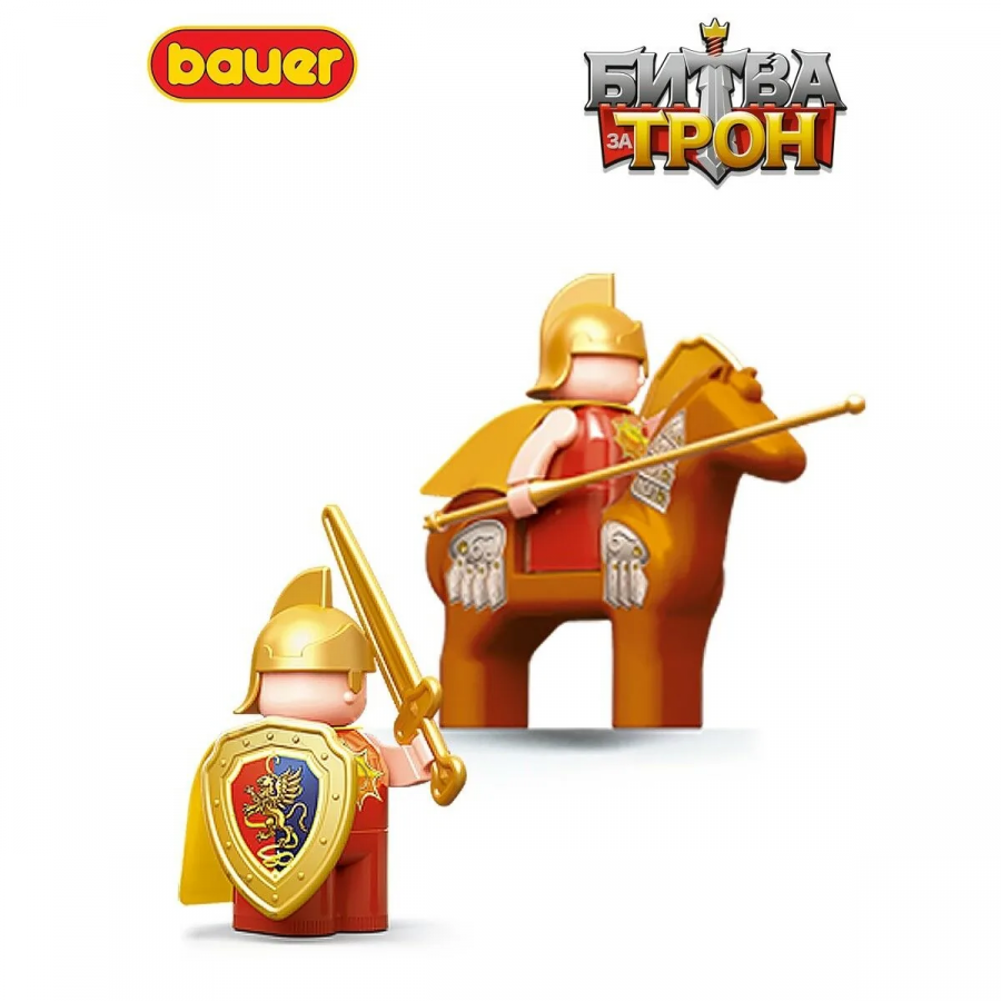 Конструктор "Битва за трон" набор с катапультой, пушкой, крепостью и лучниками