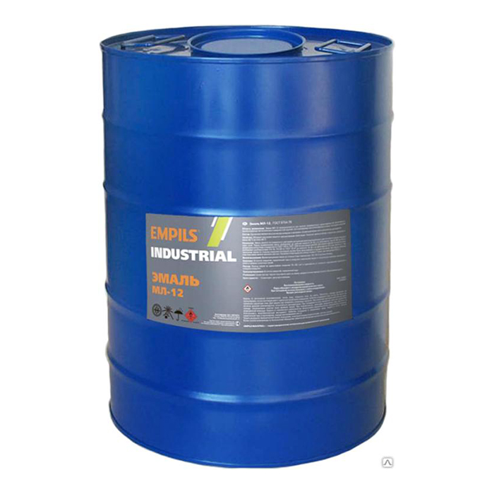 Эмаль МЛ-12 ЗАО "Эмпилс", светло-голубая, 48кг.