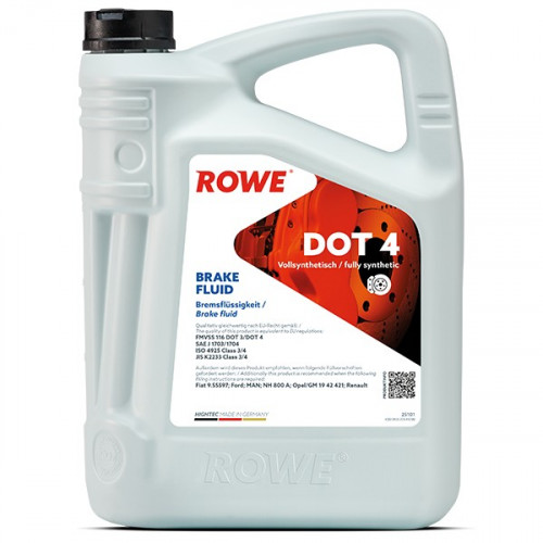 Rowe Hightec Brake FLuid DOT 4, 5л