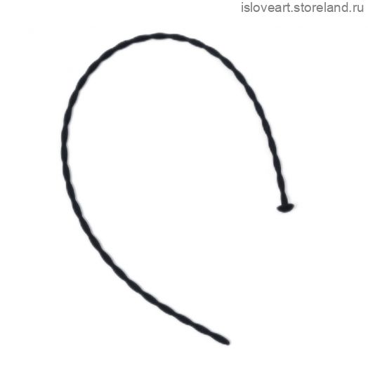 Уретральный плаг, черный, диаметр 3-2мм