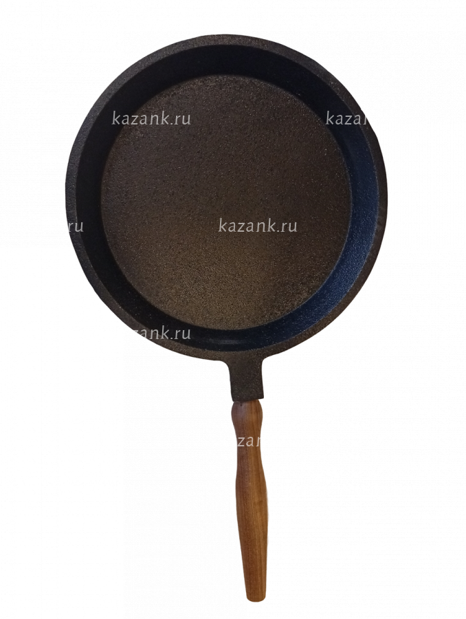 Сковорода чугунная блинная 24 см, Davr Metall