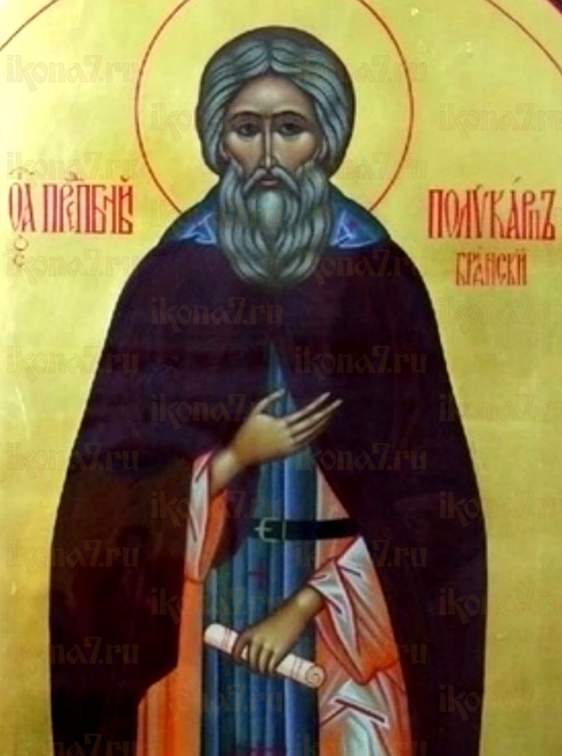 Икона Поликарп Брянский (рукописная)