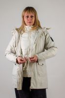 Демисезонная парка 2в1, арт. 1086 [светло-бежевый]