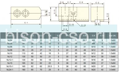 Нейлоновые токарные кулачки NJ05 TMX